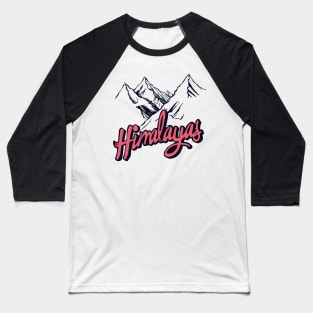 himalayas Baseball T-Shirt